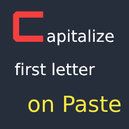 Paste Capitalize First Letter